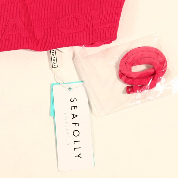 NWT Seafolly X Revolve Your Type Tube Top in Persian Pink - Picture 4 of 16